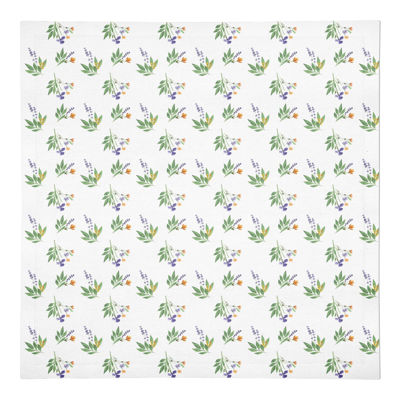 Spring Flower Bunches 10" x 10" Cotton Twill Napkin